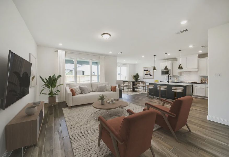 Plan 3069 great room - staged - 6 of 20 Plan 3069 great room - staged - 6 of 20