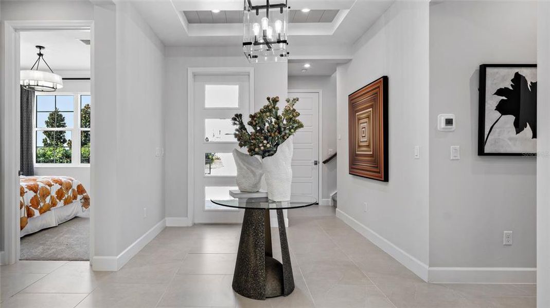 Furnished interior view inside a new home in Cresswind at Lake Harris, Tavares (Image 17).