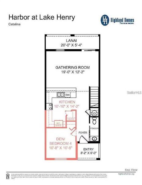 2D floor plan layout of this home in , Winter Haven, FL (Image 3).