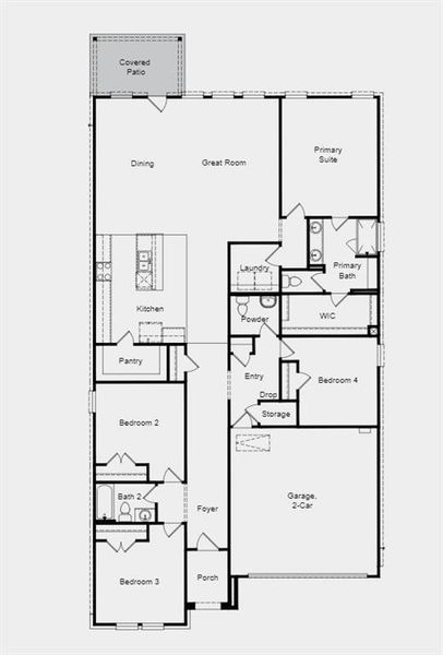 Structural options include: covered patio, pre-plumb for future water softener, and 2" blinds throughout the whole house.