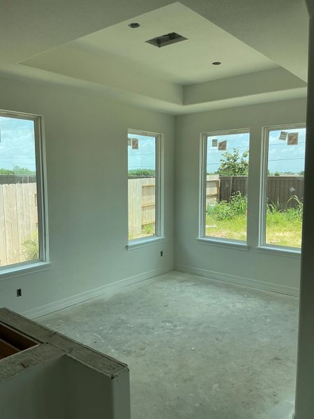 Construction progress- dining space