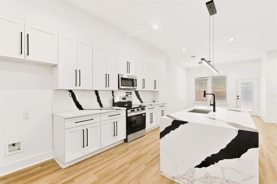 Furnished interior view inside a new home in , Dallas (Image 6). Furnished interior view inside a new home in , Dallas (Image 6).