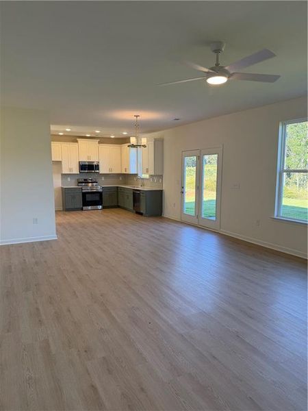 Spacious, unfurnished interior of a new home in The Brooke at Rivertown, South Fulton (Image 11).