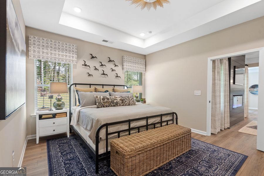 Furnished interior view inside a new home in Maddox Station, Eatonton (Image 30).