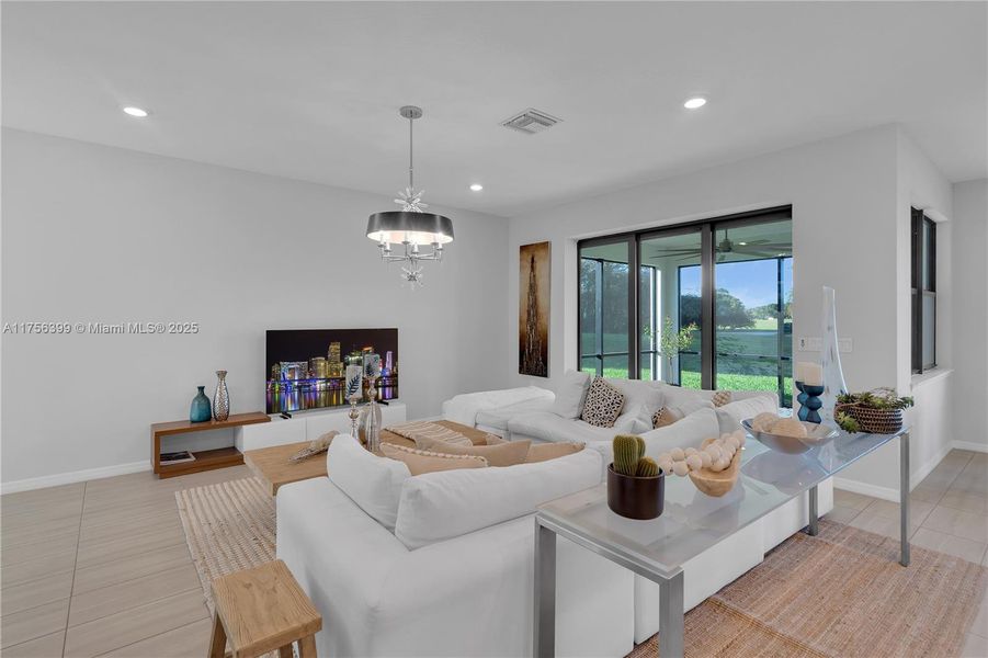 Furnished interior view inside a new home in , Tamarac (Image 6).