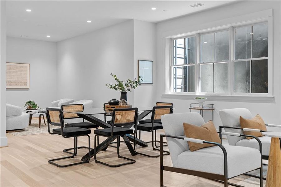 Furnished interior view inside a new home in , Atlanta (Image 33).