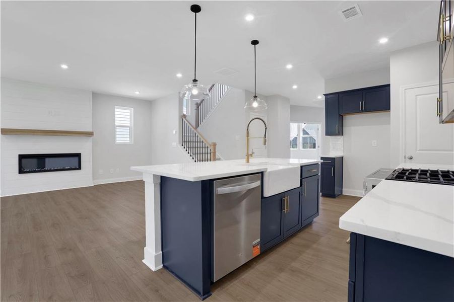 Furnished interior view inside a new home in Cambridge at Steels Bridge, Canton (Image 8).