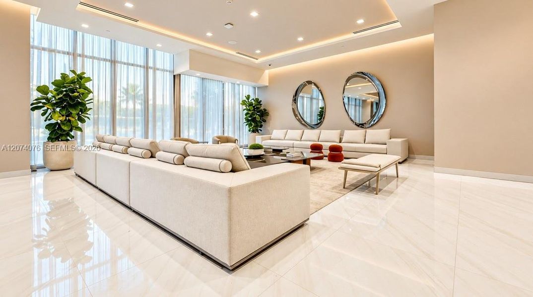 Furnished interior view inside a new home in , Hallandale Beach (Image 4).