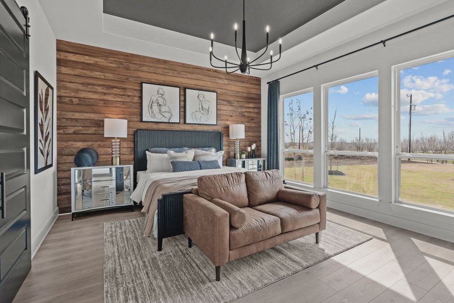 Representative furnished interior of a home built from the Silas by Chesmar Homes in Esperanza 60's, Boerne (Image 5).