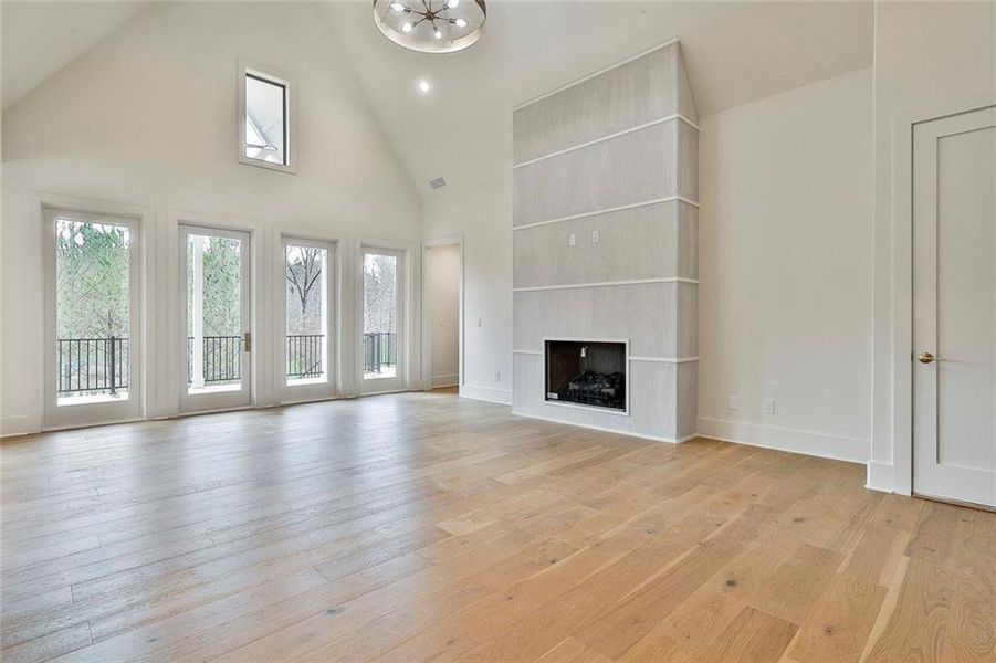 Spacious, unfurnished interior of a new home in Gardens at Arbor Springs, Newnan (Image 38).