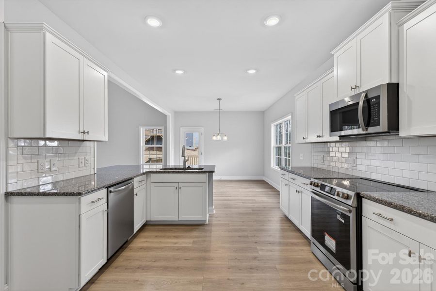 Furnished interior view inside a new home in Crystal Village, Albemarle (Image 7).
