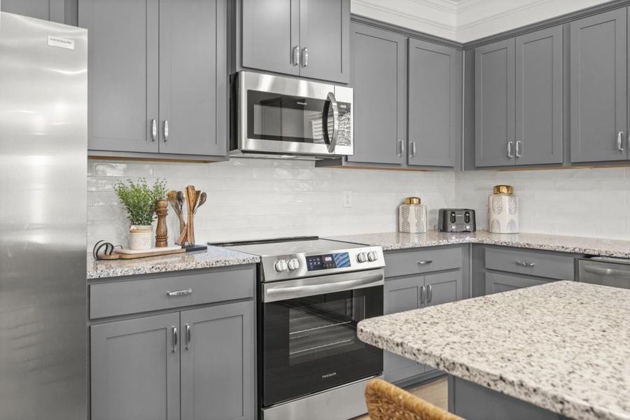 Furnished interior view inside a new home in North Haven, Rome (Image 10).