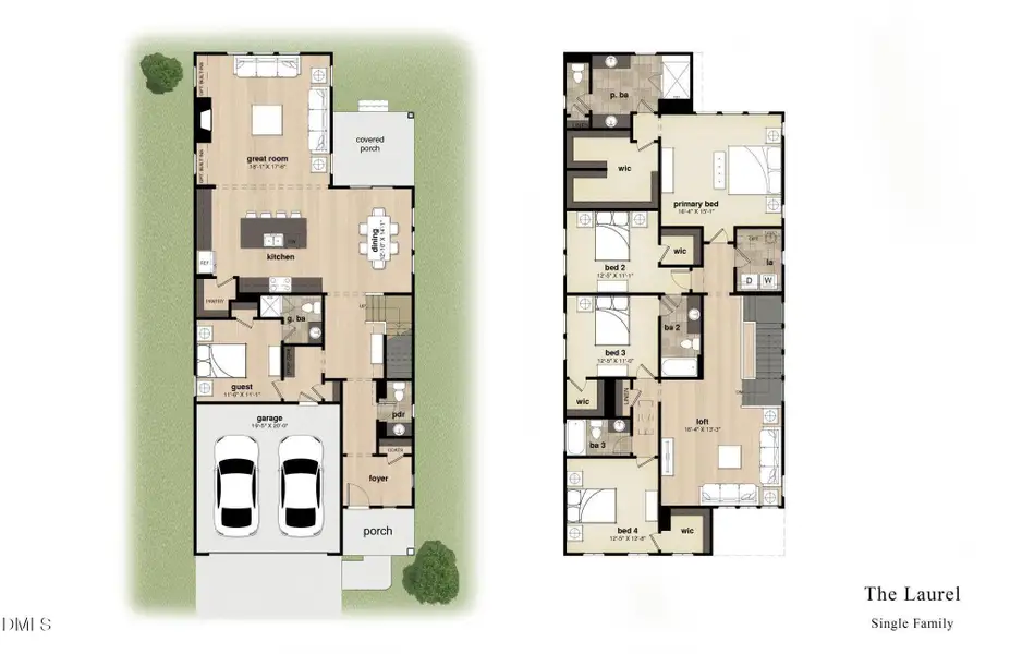 06.16.2025 Color Floor Plan - The Laurel 06.16.2025 Color Floor Plan - The Laurel