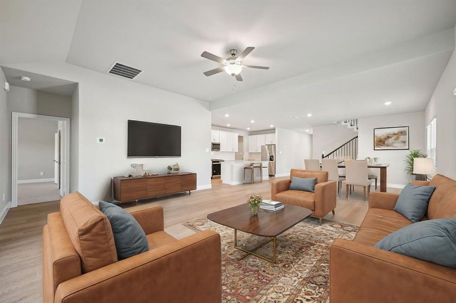 Photo is not of the actual home, but is an inspirational photo of builder’s model home and may depict options, furnishings, and/or decorator features that are not included.