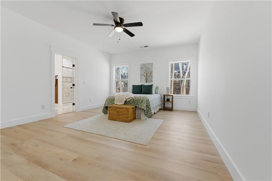 Furnished interior view inside a new home in , Cartersville (Image 34).