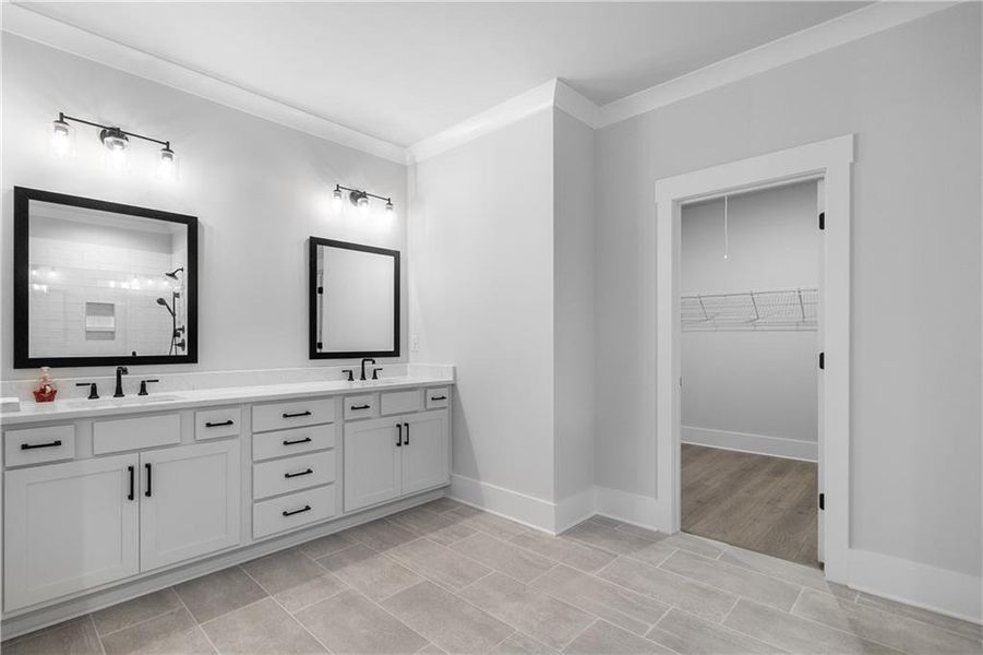 Furnished interior view inside a new home in Stonegate, Monroe (Image 16).