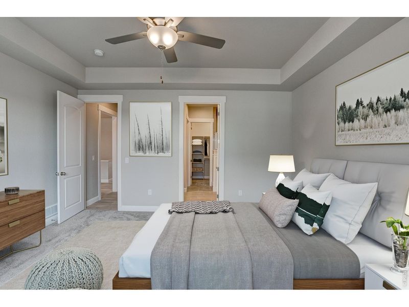 Furnished interior view inside a new home in Country Farms Village - The Cottages, Windsor (Image 13). Furnished interior view inside a new home in Country Farms Village - The Cottages, Windsor (Image 13).