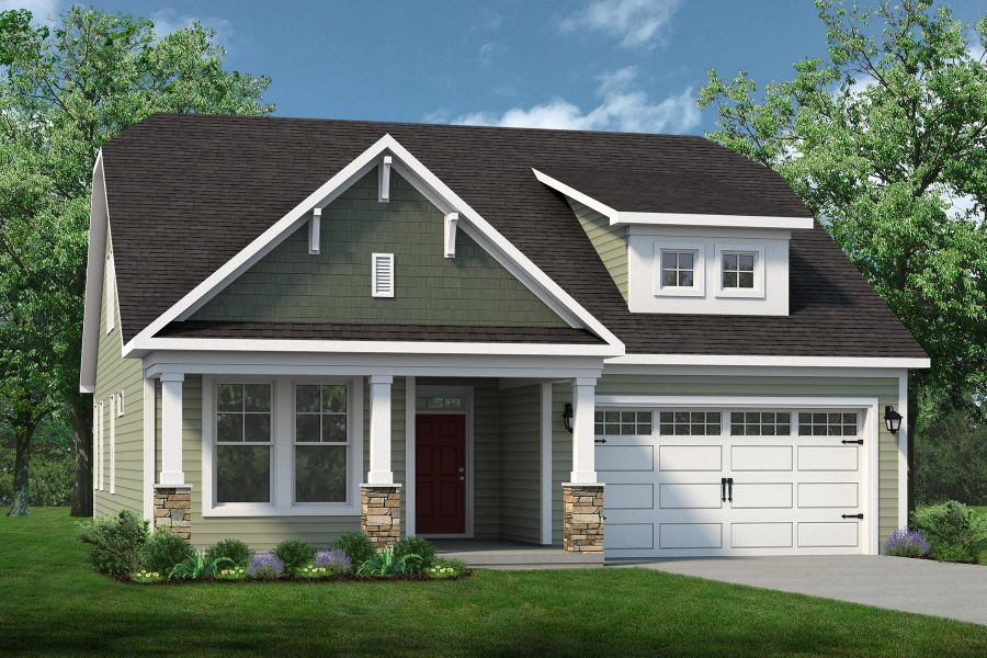 Front exterior of a home in the The Willows community, located in Loris, SC (Image 10).