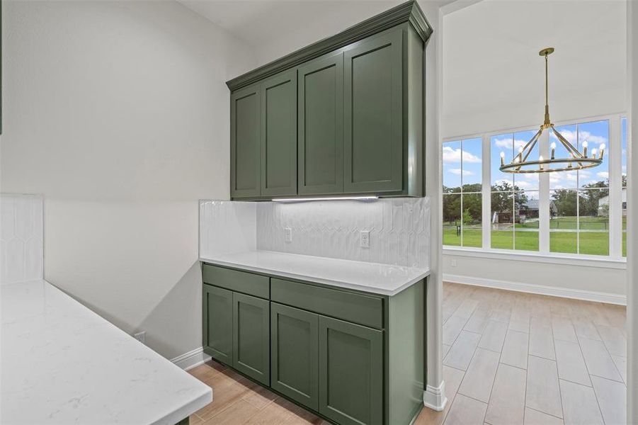 Furnished interior view inside a new home in Santana Ridge, Weatherford (Image 8).
