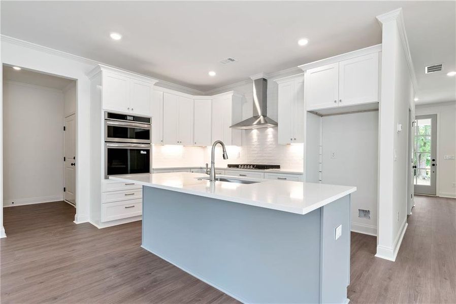 Furnished interior view inside a new home in , Commerce (Image 13).