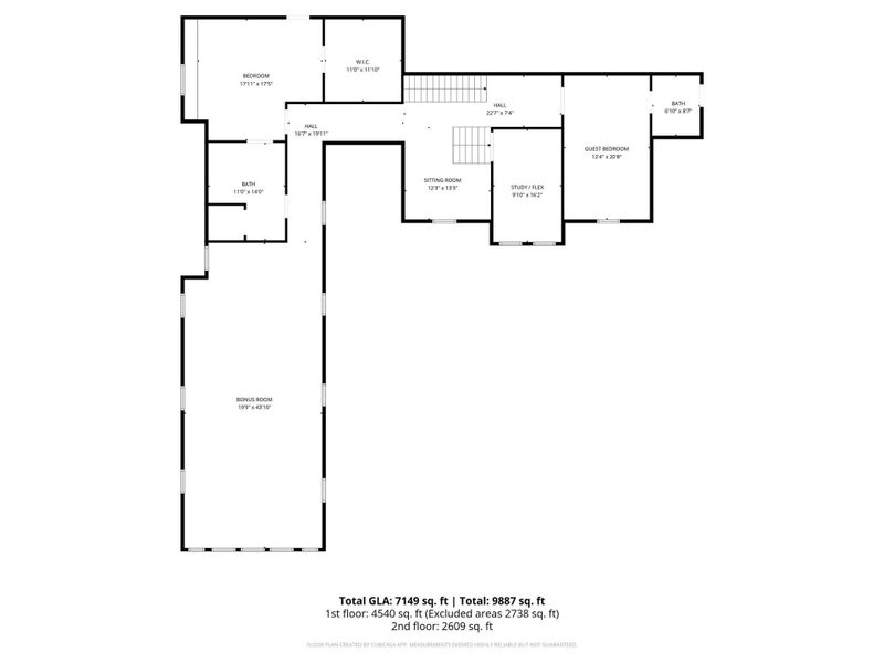 8,237 livable square feet with the heated and cooled 2nd floor gym/flex room above the separate additional 2 garage/workshop