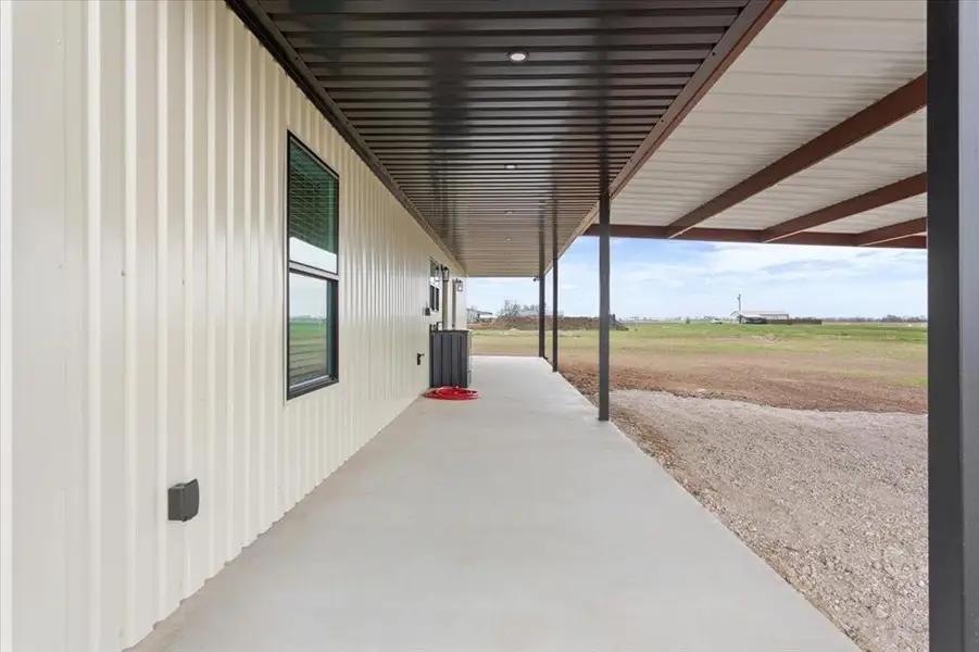 Exterior details and patio area of a home in , Leroy (Image 24).