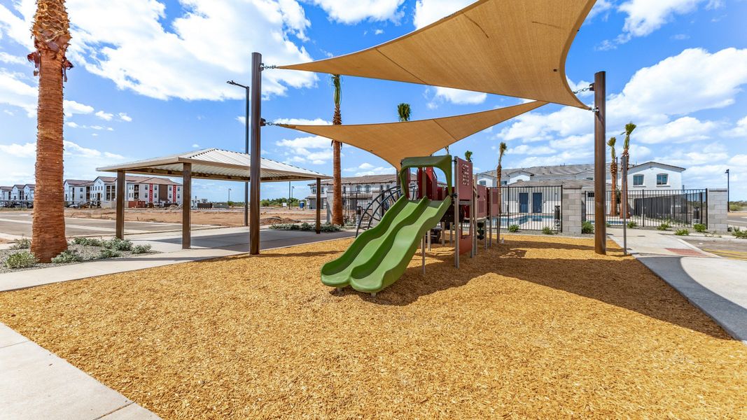 Representative furnished interior of a home built from the The Delaney by DRB Homes in Surprise City Center, Surprise (Image 22).