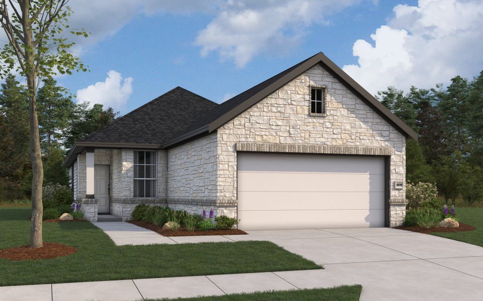 Rendering of floor plan. Colors and features may differ from shown representation.
