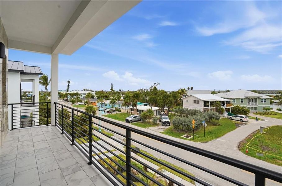 Exterior details and patio area of a home in , Englewood (Image 43).