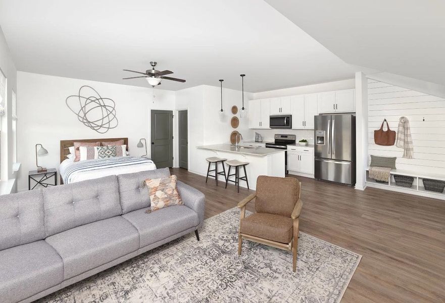 Representative furnished interior of a home built from the Overton by Ashton Woods in Midtown at Nexton, Summerville (Image 10). Representative furnished interior of a home built from the Overton by Ashton Woods in Midtown at Nexton, Summerville (Image 10).