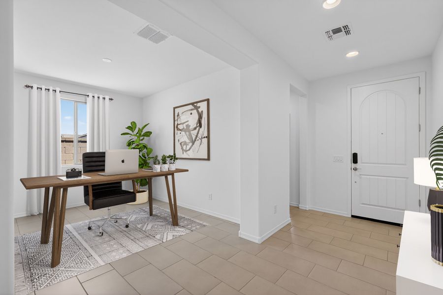 Furnished interior view inside a new home in Allen Ranches, Litchfield Park (Image 10).