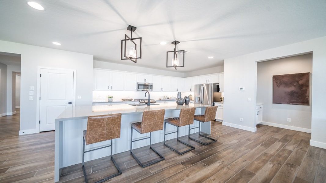 Furnished interior view inside a new home in Allen Ranches, Litchfield Park (Image 8). Furnished interior view inside a new home in Allen Ranches, Litchfield Park (Image 8).