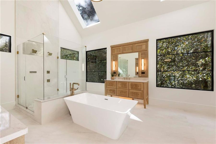 Furnished interior view inside a new home in , Sandy Springs (Image 36).