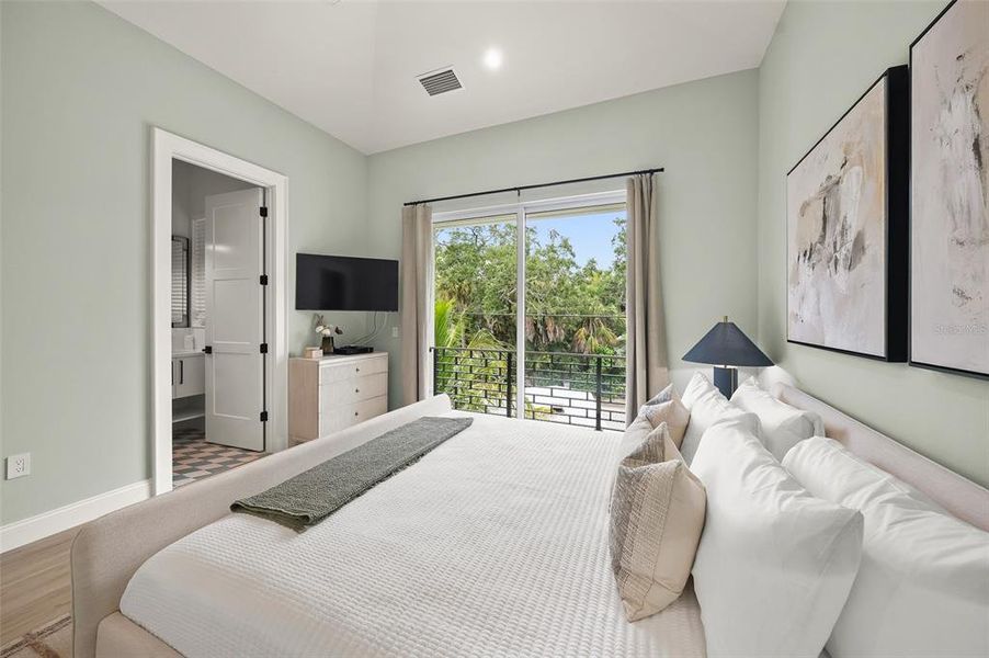 Furnished interior view inside a new home in , Sarasota (Image 42).