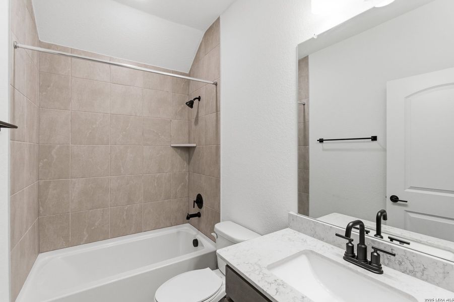 Furnished interior view inside a new home in Davis Ranch, San Antonio (Image 13).