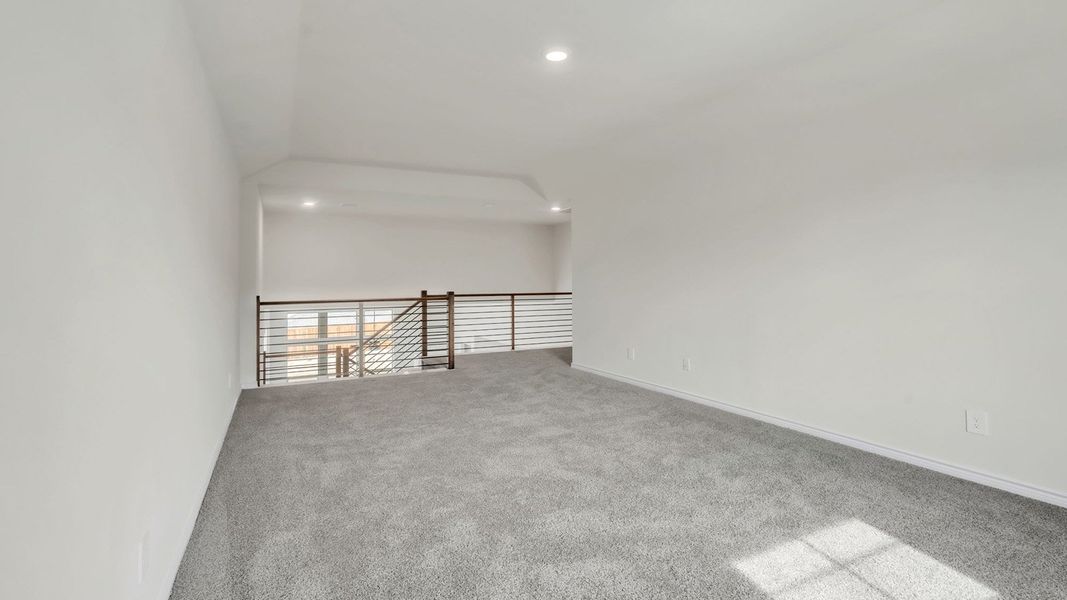 Spacious, unfurnished interior of a new home in The Landing at Hidden Lakes, McKinney (Image 24).