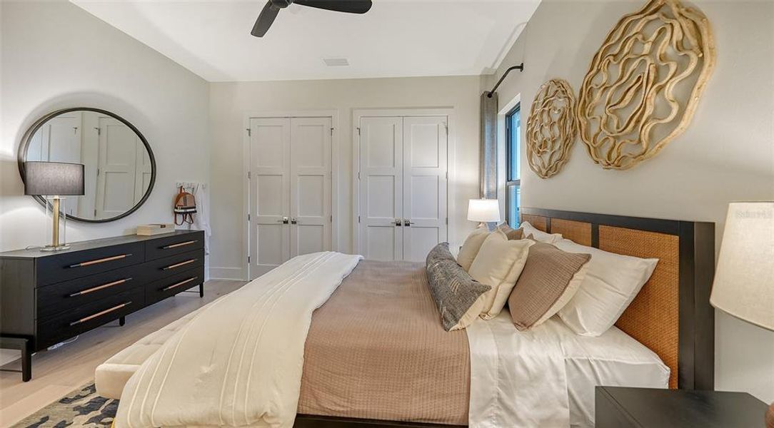 Furnished interior view inside a new home in Wild Blue at Waterside, Sarasota (Image 73).