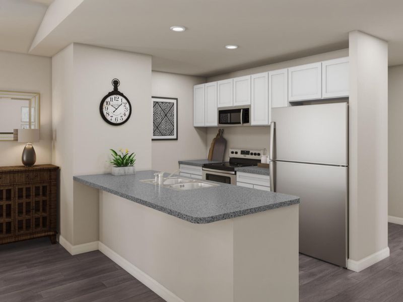 Furnished interior view inside a new home in Park Central, Mineola (Image 4).