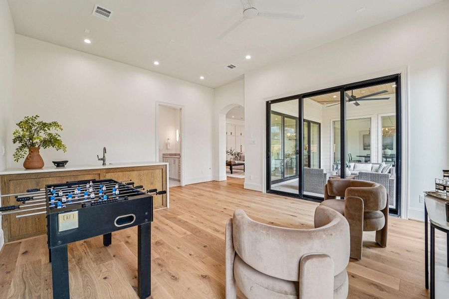 Furnished interior view inside a new home in , Houston (Image 42).