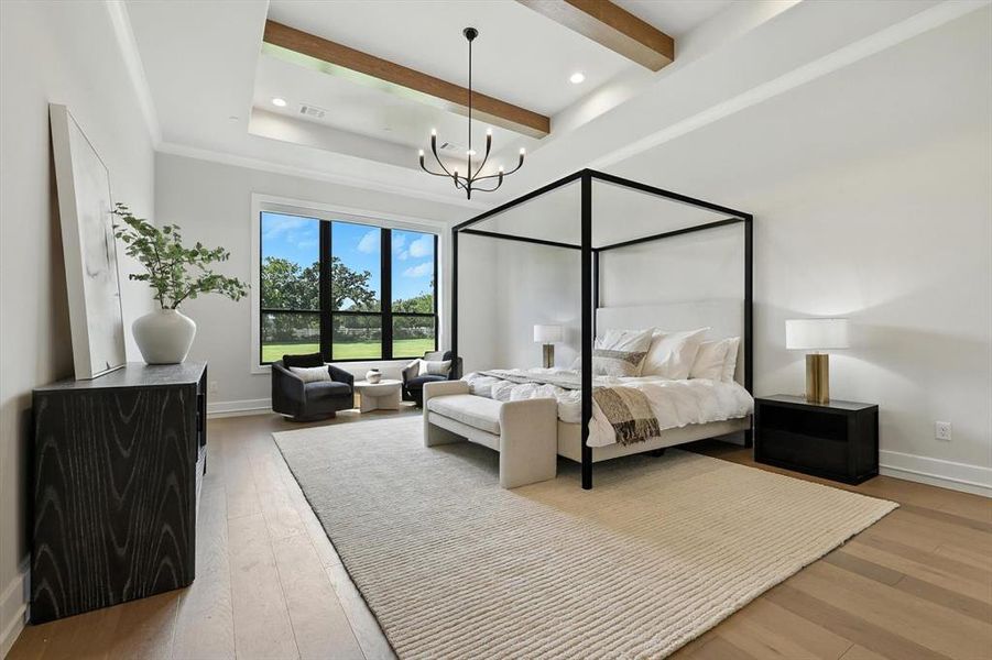 Furnished interior view inside a new home in , Bartonville (Image 27).