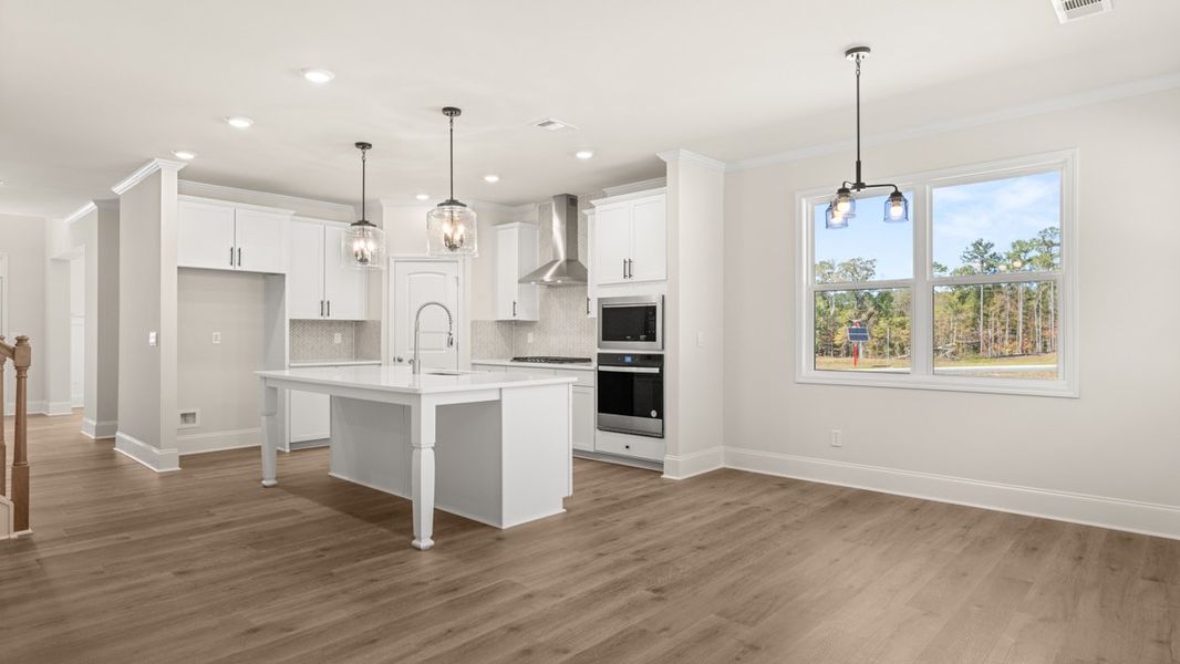 Representative furnished interior of a home built from the WINDSOR by D.R. Horton in Butner Estates, South Fulton (Image 15).