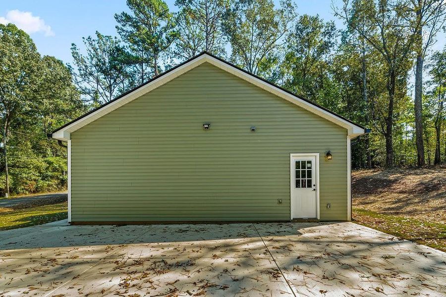 Exterior details and patio area of a home in , Cedartown (Image 23). Exterior details and patio area of a home in , Cedartown (Image 23).