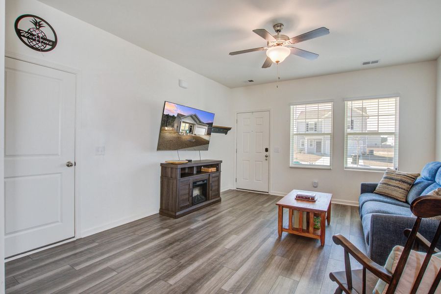Furnished interior view inside a new home in Pender Woods at Cane Bay, Summerville (Image 13).