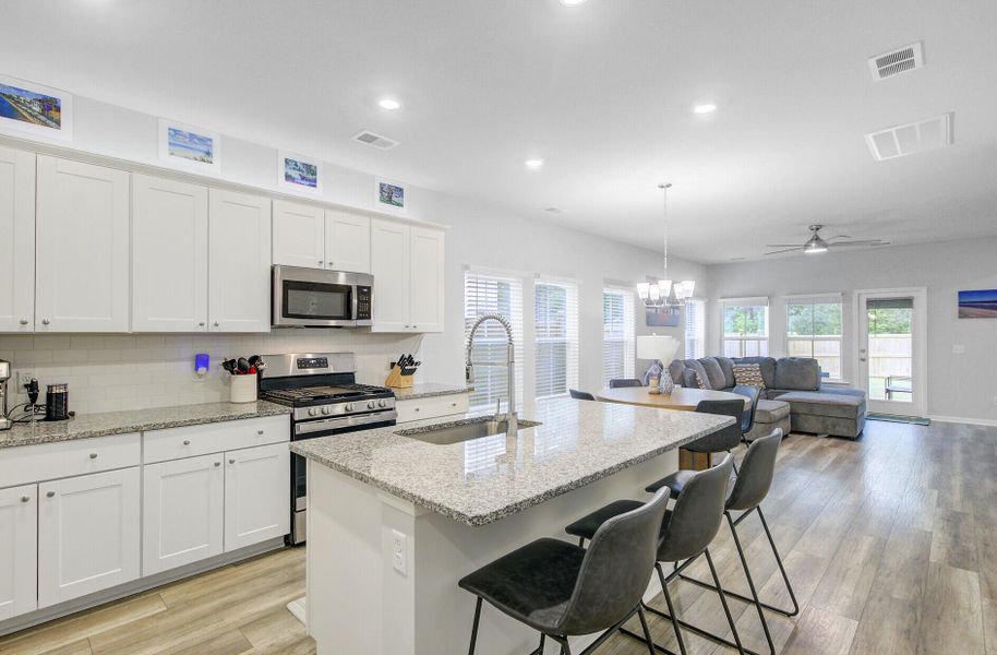 Furnished interior view inside a new home in , Summerville (Image 8).