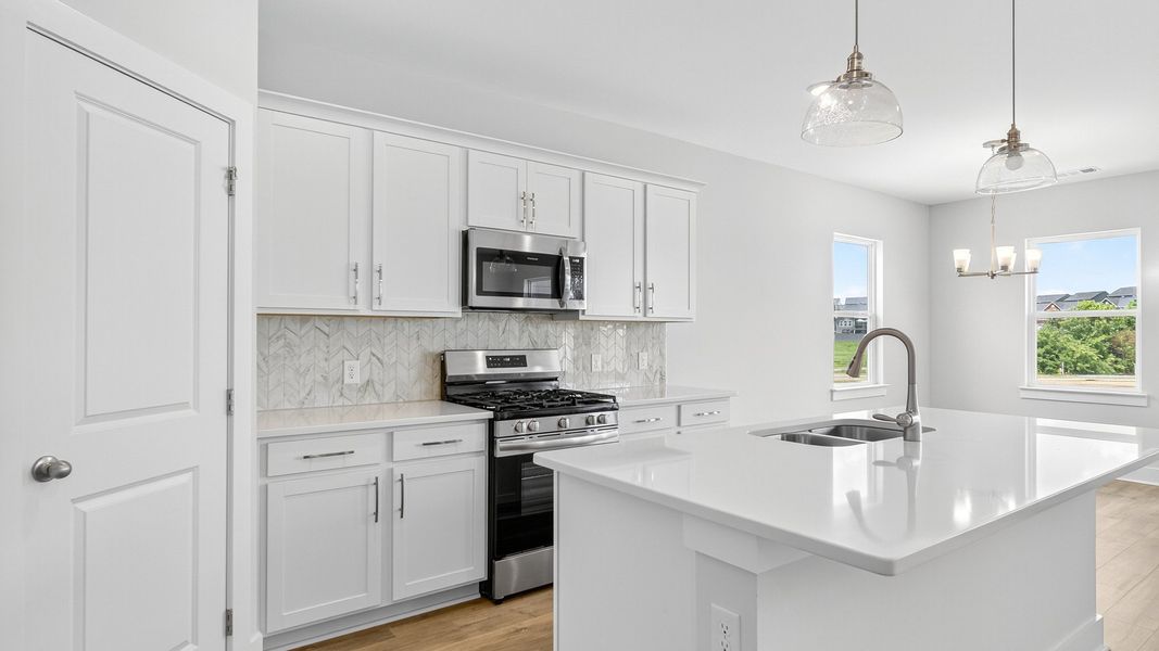Furnished interior view inside a new home in McClure Farms, Columbia (Image 7). Furnished interior view inside a new home in McClure Farms, Columbia (Image 7).