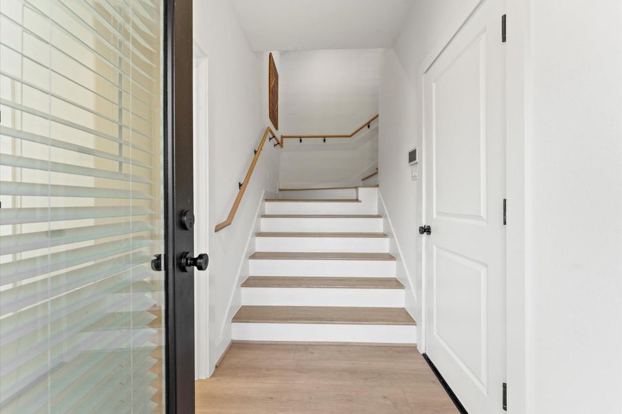 Entry way. Photos are from a previous NJA Homes development. Floor plan, finishes & specifications may vary.