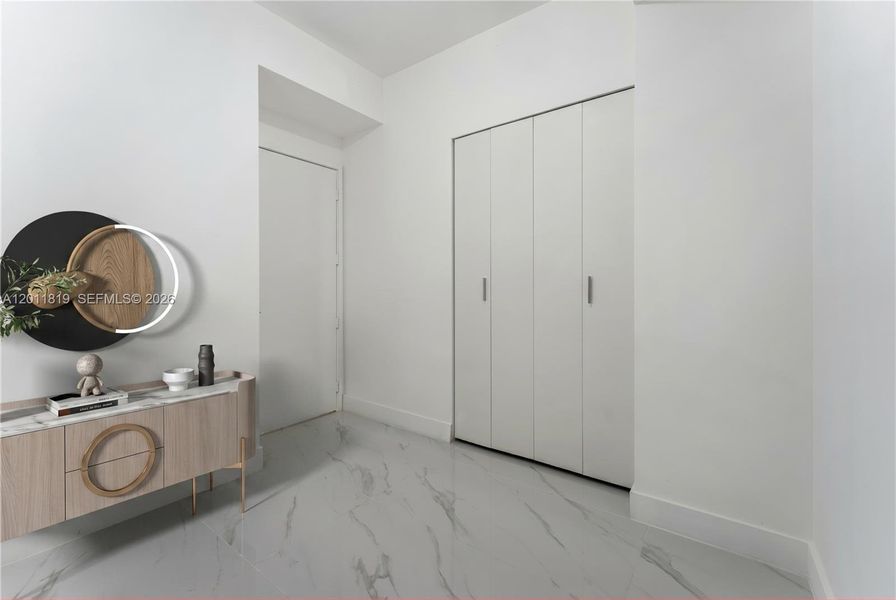 Furnished interior view inside a new home in , Miami (Image 6).