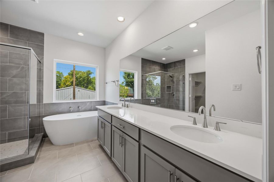 Furnished interior view inside a new home in , Houston (Image 12).