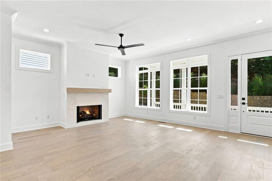 Spacious, unfurnished interior of a new home in Parkside Roswell, Roswell (Image 36).