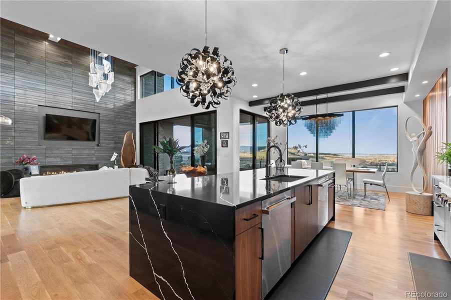 Furnished interior view inside a new home in , Littleton (Image 17).